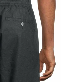 Taustin-puuvilla-pellavashortsit