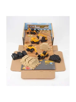 TEAMSTERZ JCB Leikkisetti Mini työkoneet ja leikkihiekkaa