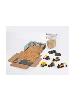 TEAMSTERZ JCB Leikkisetti Mini työkoneet ja leikkihiekkaa