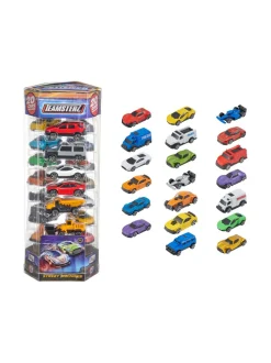 TEAMSTERZ Metalliautosetti, 7 cm, 20 kpl