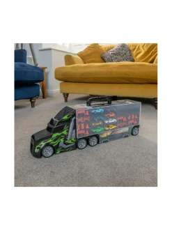 TEAMSTERZ Metro City Autonkuljetusauto ja 8 metalliautoa, 56 cm