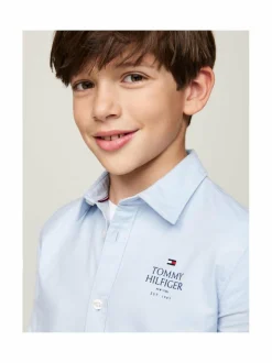 TH Logo Regular Fit Oxford -kauluspaita