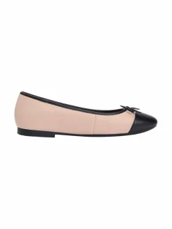 Toe Cap -nahkaballeriinat