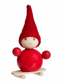 Tonttu Rullalautailija -joulukoriste