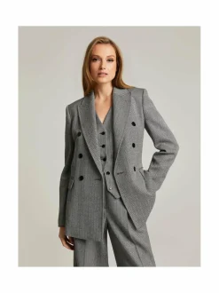 Traci W herringbone -bleiseri