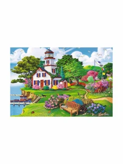 TREFL Puinen palapeli Kesäsatama, 500 + 1 palaa