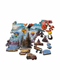 TREFL Puinen palapeli Värikkäät ilmapallot, 1000 palaa