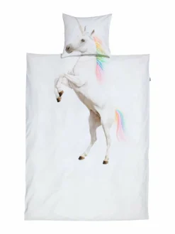 Unicorn-pussilakanasetti 150 x 210 + 50 x 60 cm