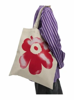 Vankka Akvarelli Unikko Kioski -shopperi