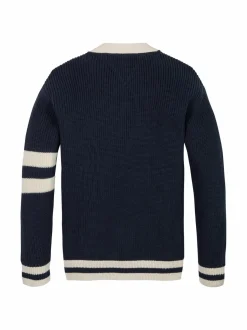 Varsity Graphic V-Neck -neuletakki