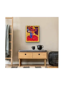 Venus vauhdissa, 55x46cm, akryylimaalaus, Pia Rydman