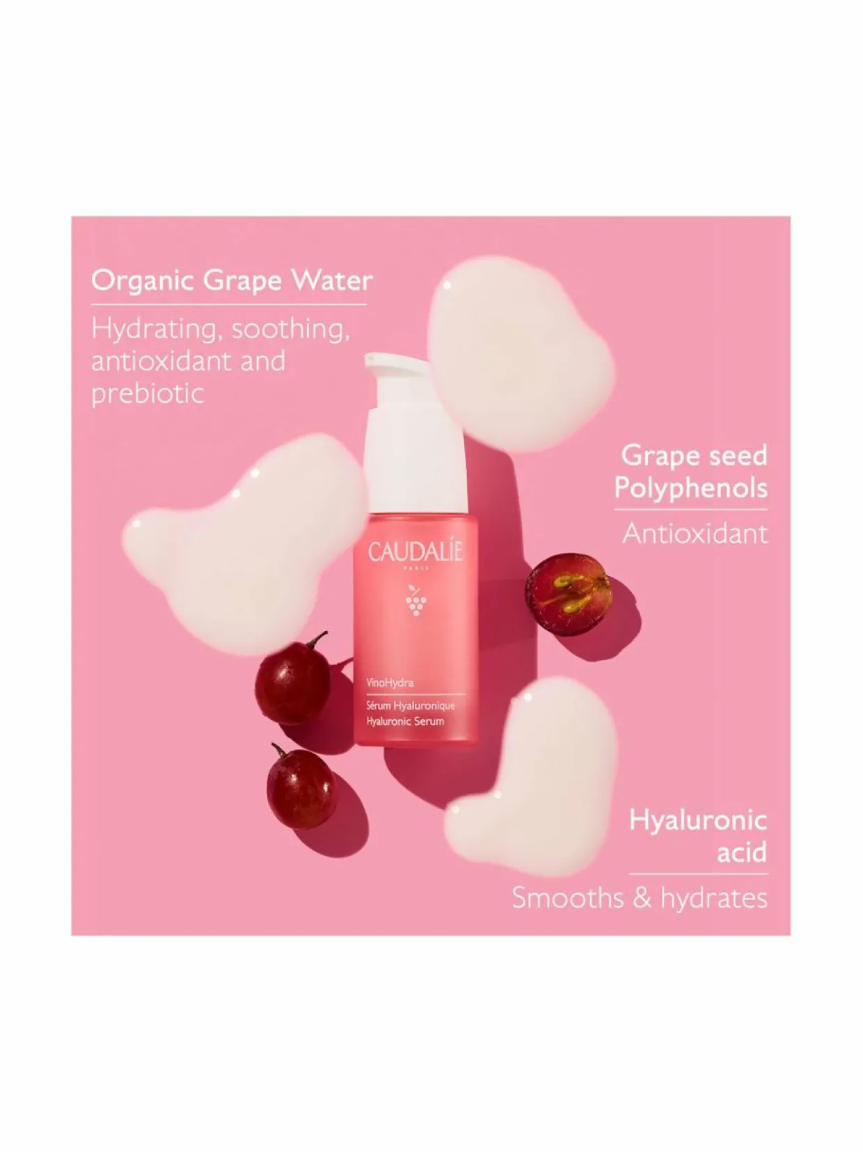 Vinohydra Hyaluronic Serum -seerumi, 30ml