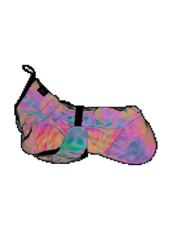 Visibility Raincoat Lite Leopard for Dogs