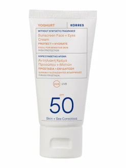 Yoghurt Sunscreen Face + Eyes Gel-Cream SPF 50 -geelivoide