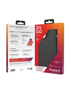 Zagg Manhattan Snap - musta suojakuori iPhone 15 Plus/14 Plus